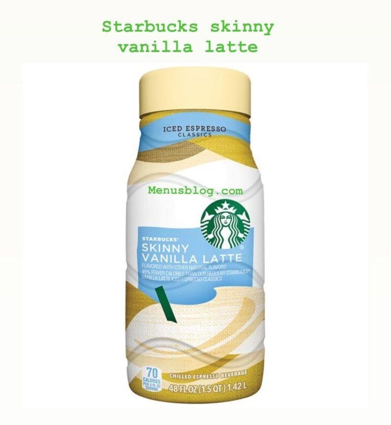 The Ultimate Guide to Starbucks Skinny Vanilla Latte: Calorie Counts and Nutritional Insights