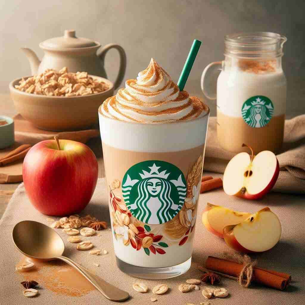 Crunchy Bliss: Starbucks Apple Crisp Oatmilk Macchiato Delight